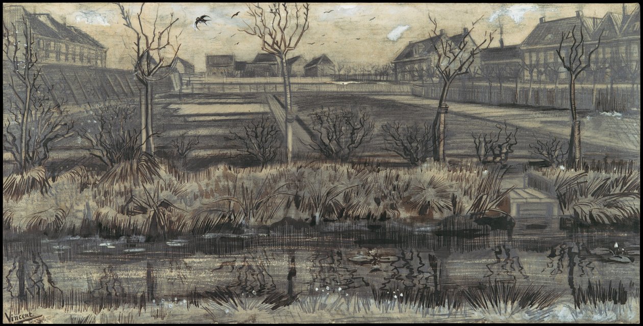 Kwekerij aan de Schenkweg door Vincent van Gogh