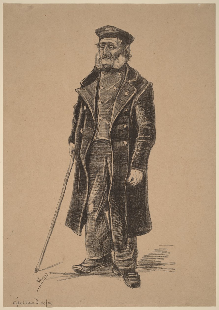 Wees, staand door Vincent van Gogh