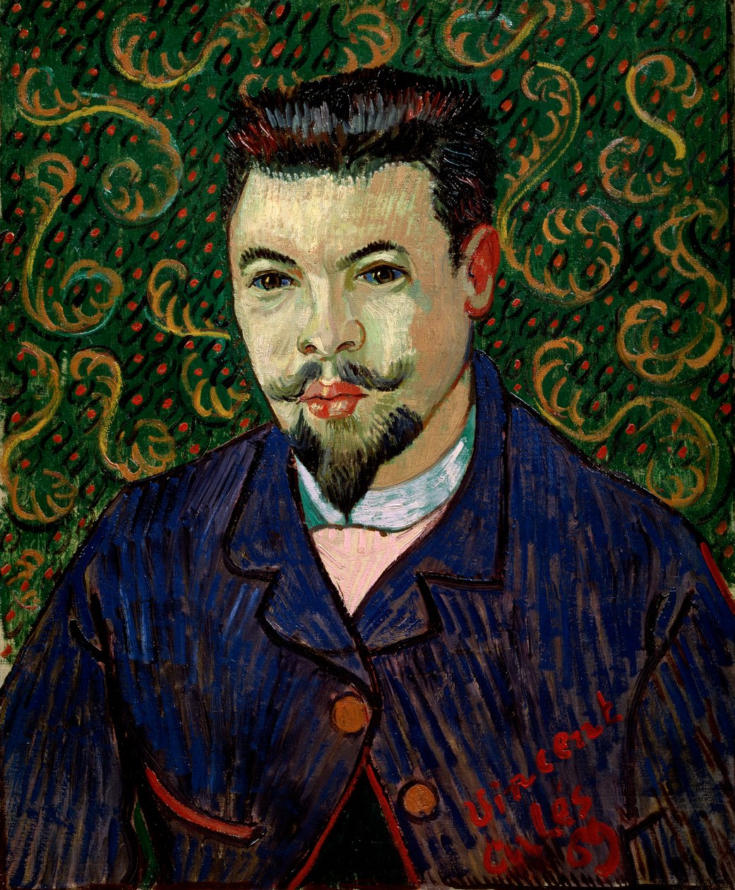 Portret van Dokter Felix Rey, 1889 door Vincent van Gogh