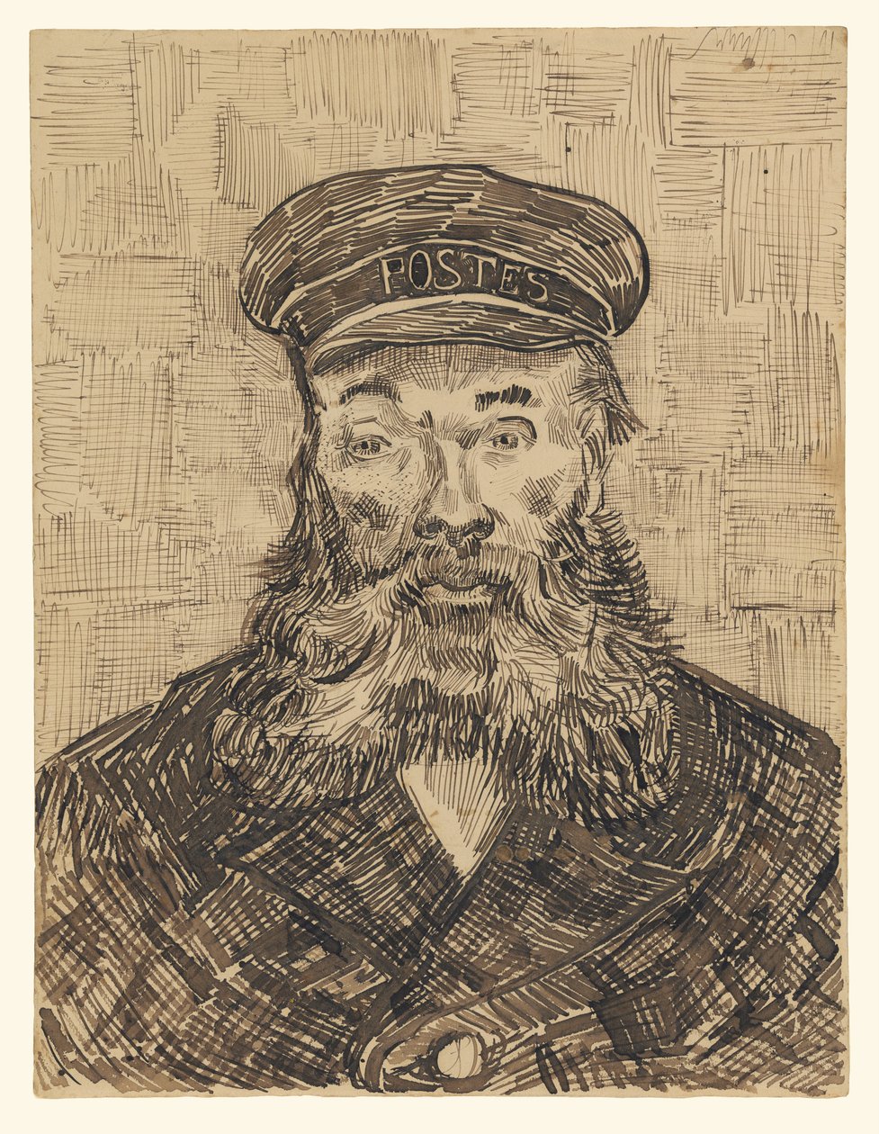 Portret van Joseph Roulin door Vincent van Gogh