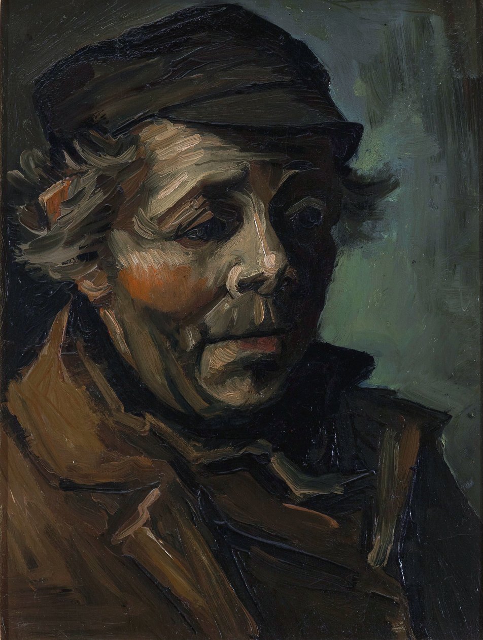 Portret van een boer: studie voor ‘De aardappeleters’  door Vincent van Gogh