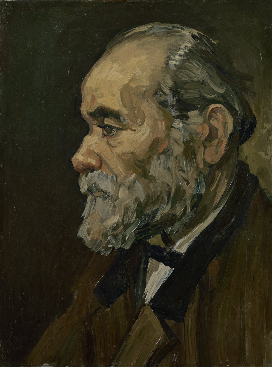 Portret van een oude man door Vincent van Gogh