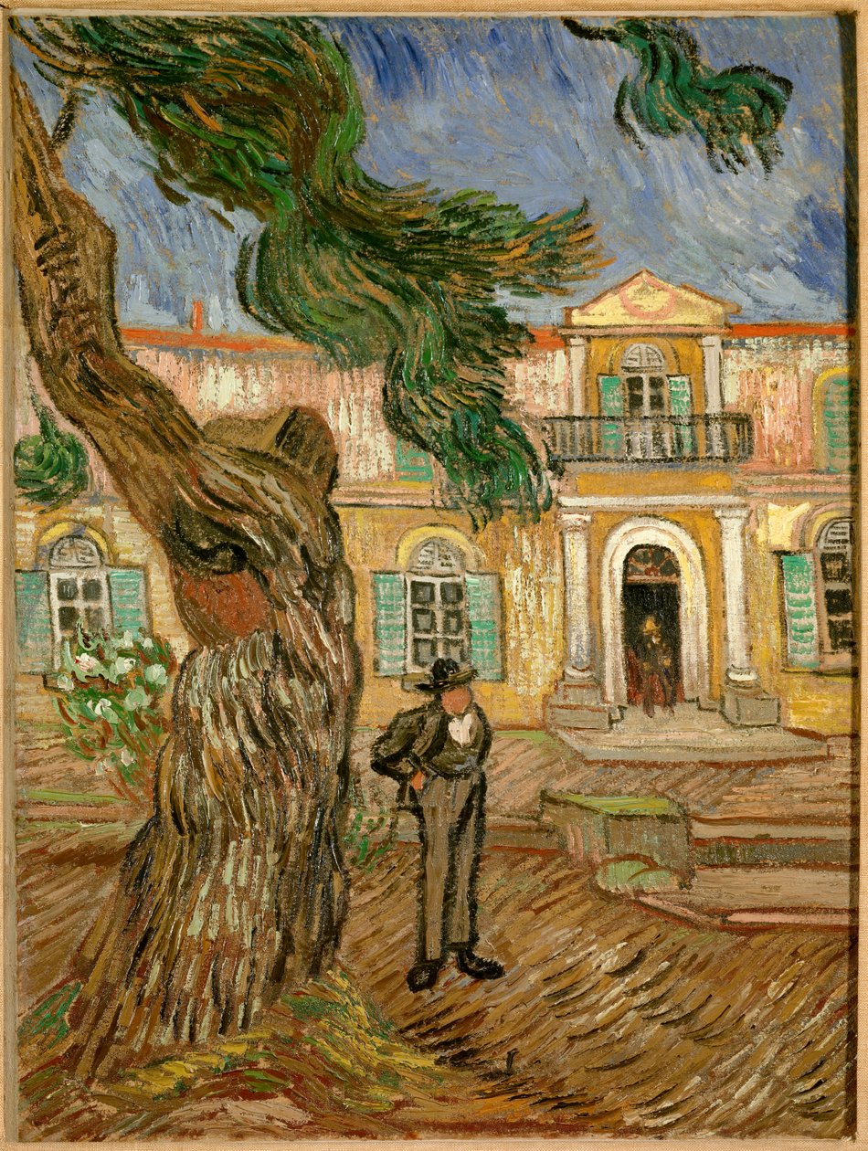 Saint Paul Ziekenhuis in Saint Remy de Provence. Schilderij door Vincent van Gogh (1853-1890) 1889. Parijs, Musée d