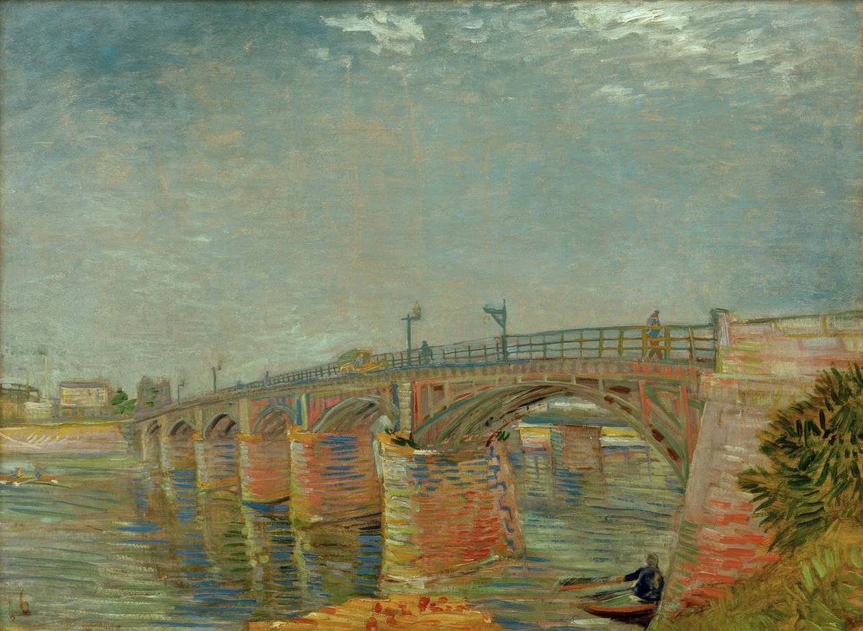 Seinebrug bij Asnières door Vincent van Gogh