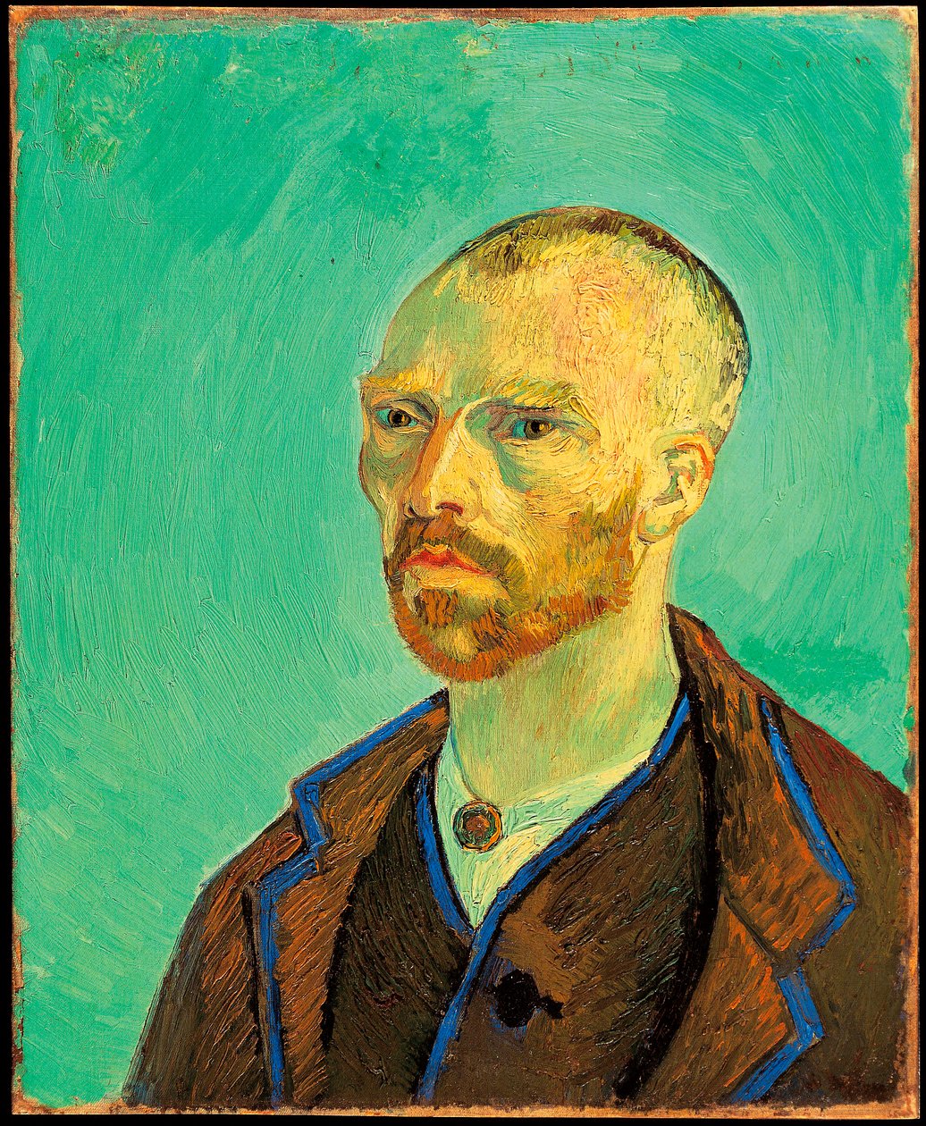 Zelfportret opgedragen aan Gauguin door Vincent van Gogh
