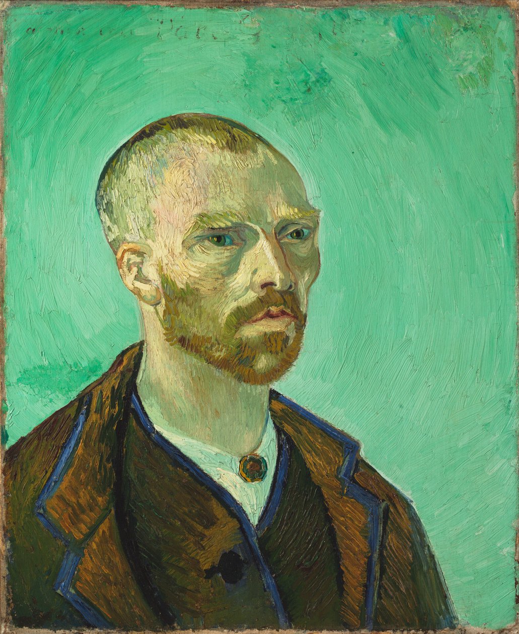 Zelfportret, opgedragen aan Paul Gauguin door Vincent van Gogh