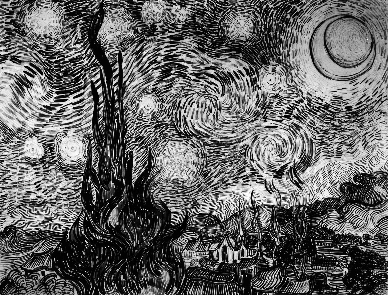 Sterrennacht door Vincent van Gogh
