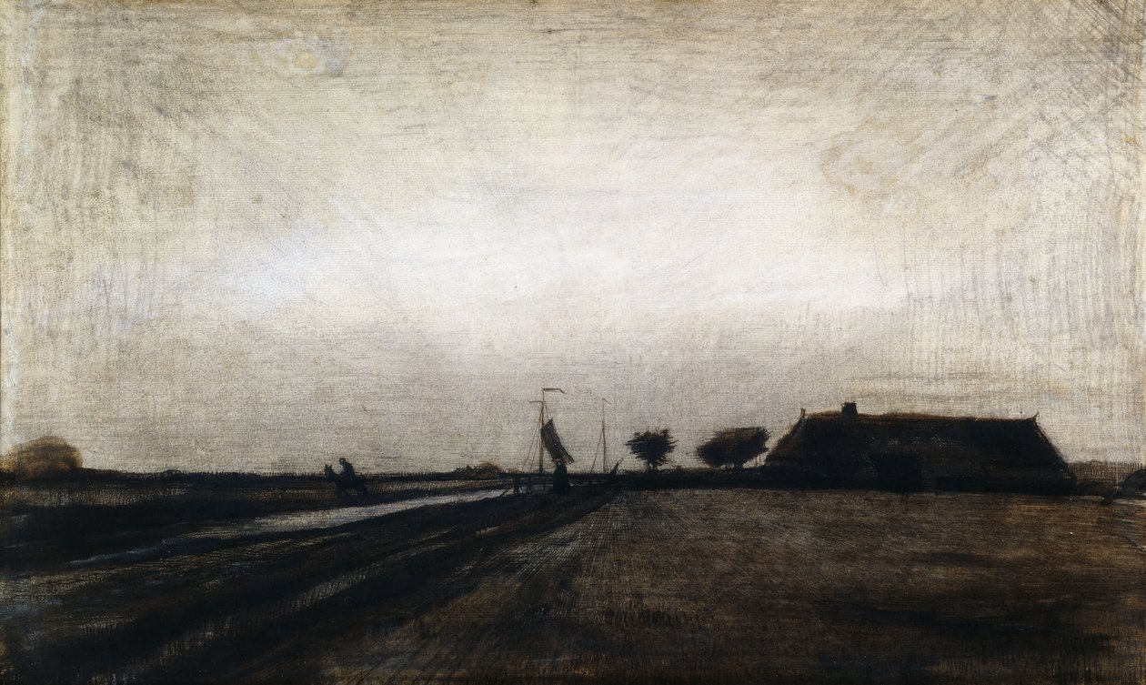 Zonsopgang, 1883 door Vincent van Gogh