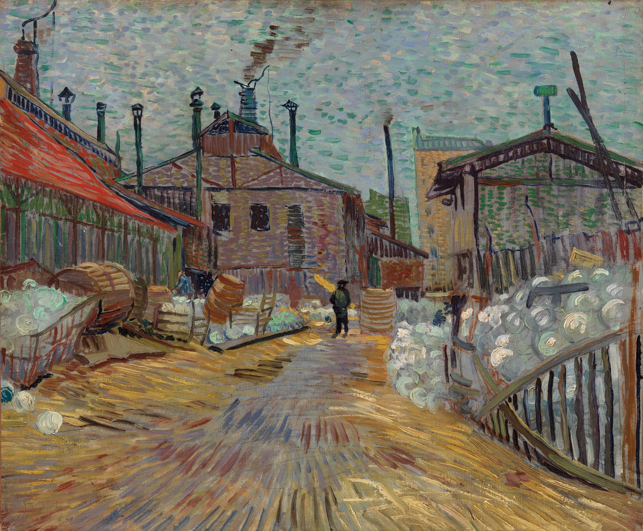De Fabriek door Vincent van Gogh