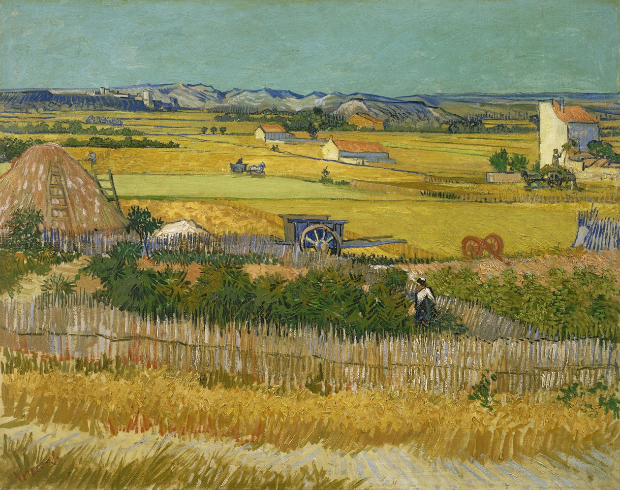 De oogst door Vincent van Gogh