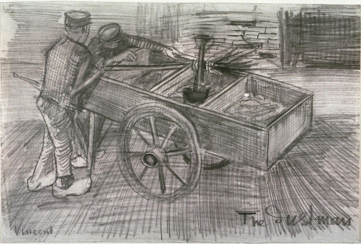 De vuilnisman (1883) door Vincent van Gogh