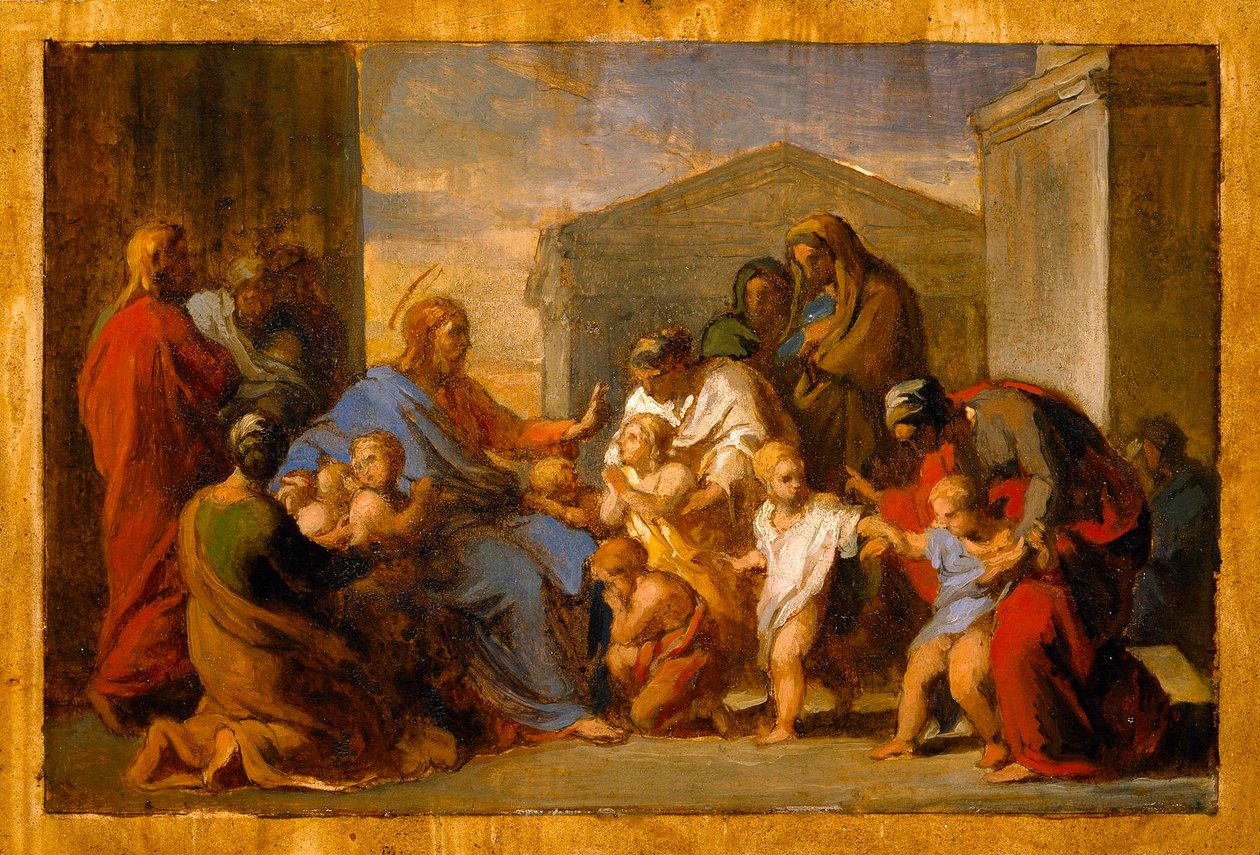 Christus segnet die Kinder door Vincenzo Camuccini