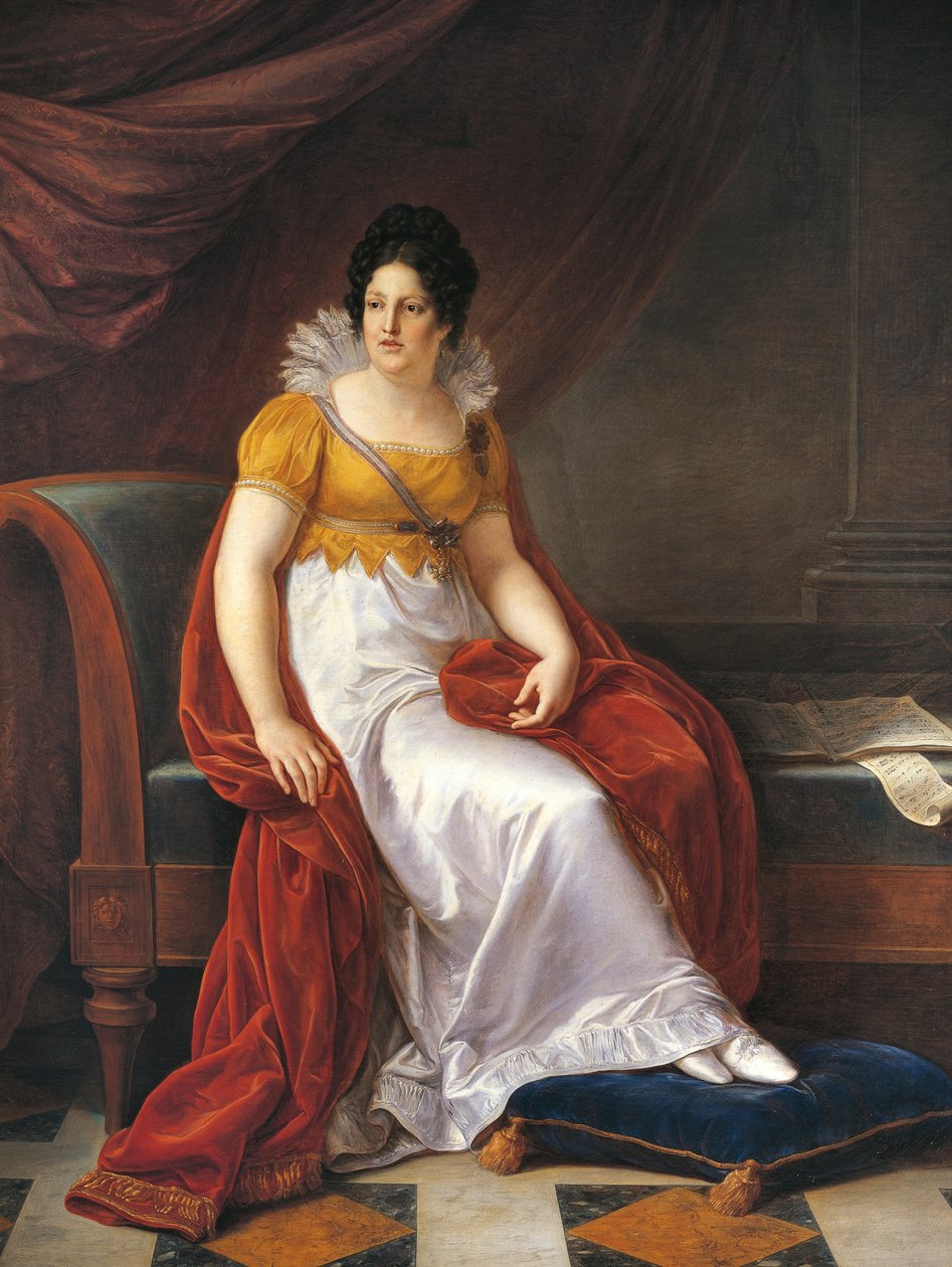 Portret van Marie Louise, Hertogin van Parma door Vincenzo Camuccini