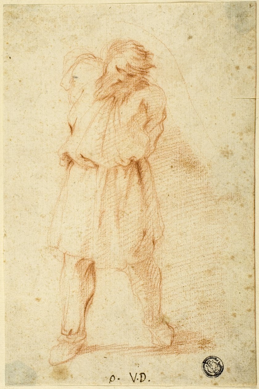 Figuur met armen achter zijn rug gebonden door Vincenzo Dandini