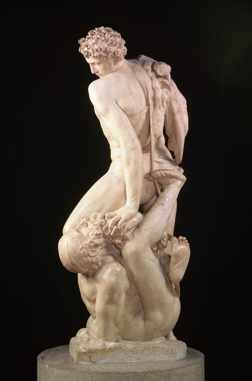 Eer overwint bedrog, 1561 (marmer) door Vincenzo Danti
