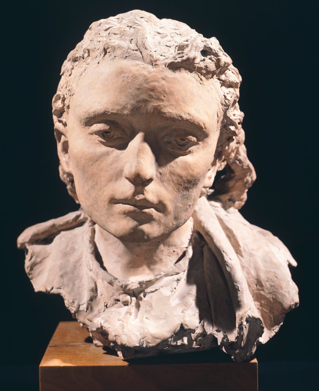 Hoofd van vrouw door Vincenzo Gemito