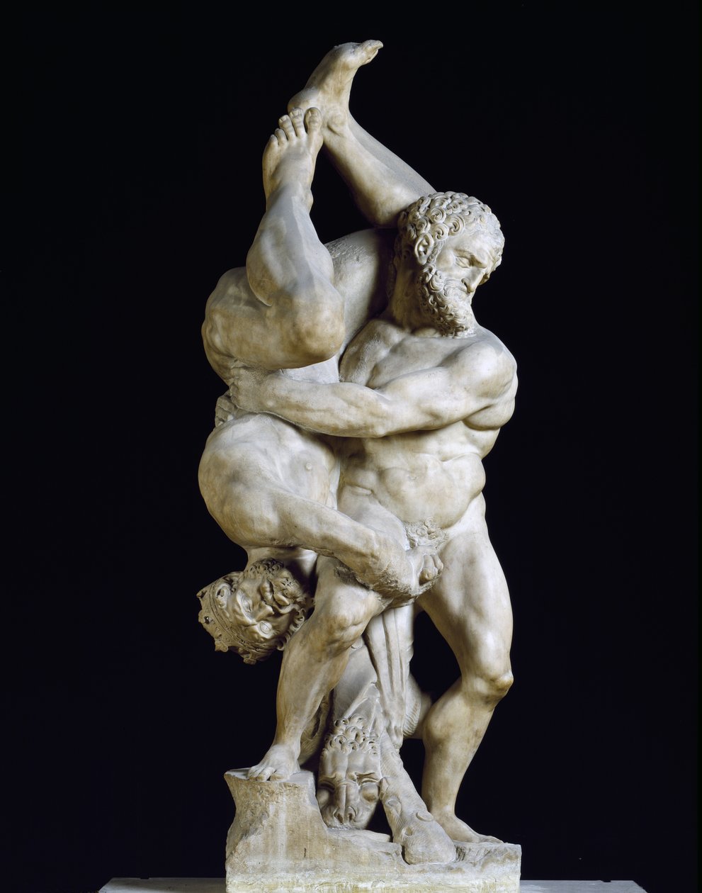 Hercules en Diomedes - De Worstelaars door Vincenzo di Raffaello de Rossi