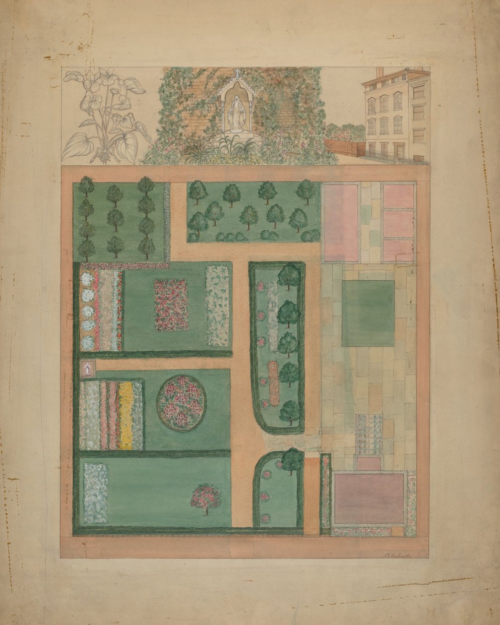 Parmentier Gronden, ca. 1936 door Virginia Richards
