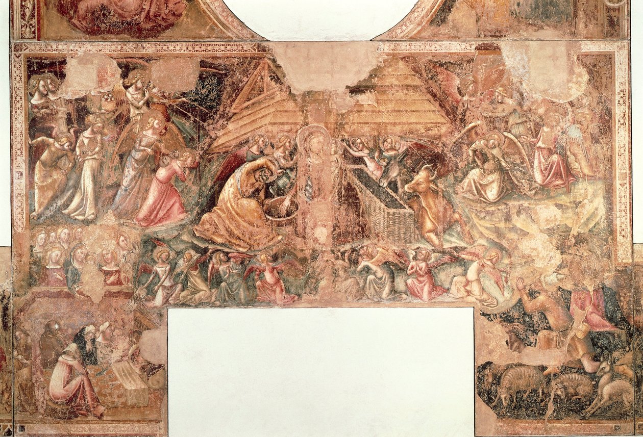 Kerststal, Bologna, Vitale da Bologna door Vitale da Bologna