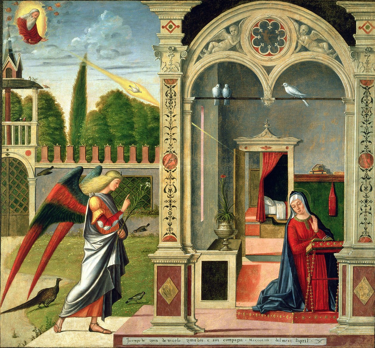 De Annunciatie door Vittore Carpaccio