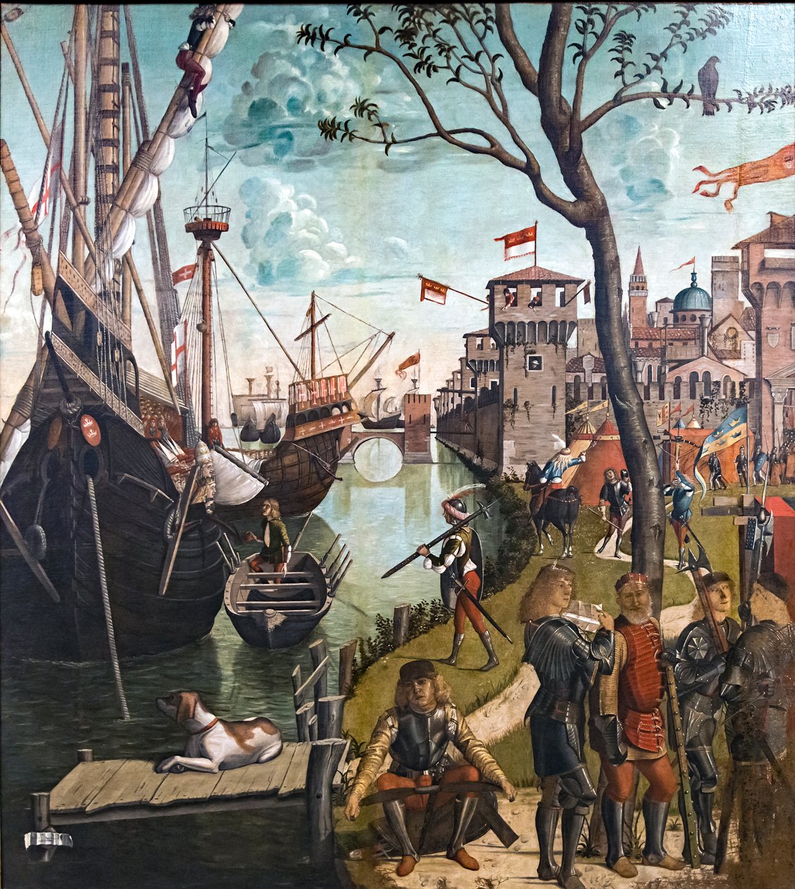 Aankomst in Keulen door Vittore Carpaccio