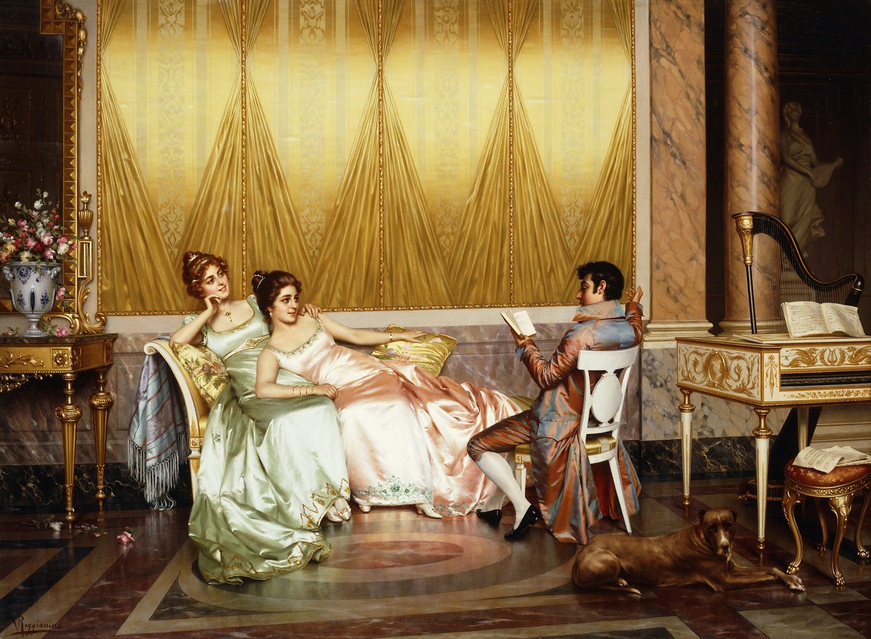 De poëzielezing door Vittorio Reggianini
