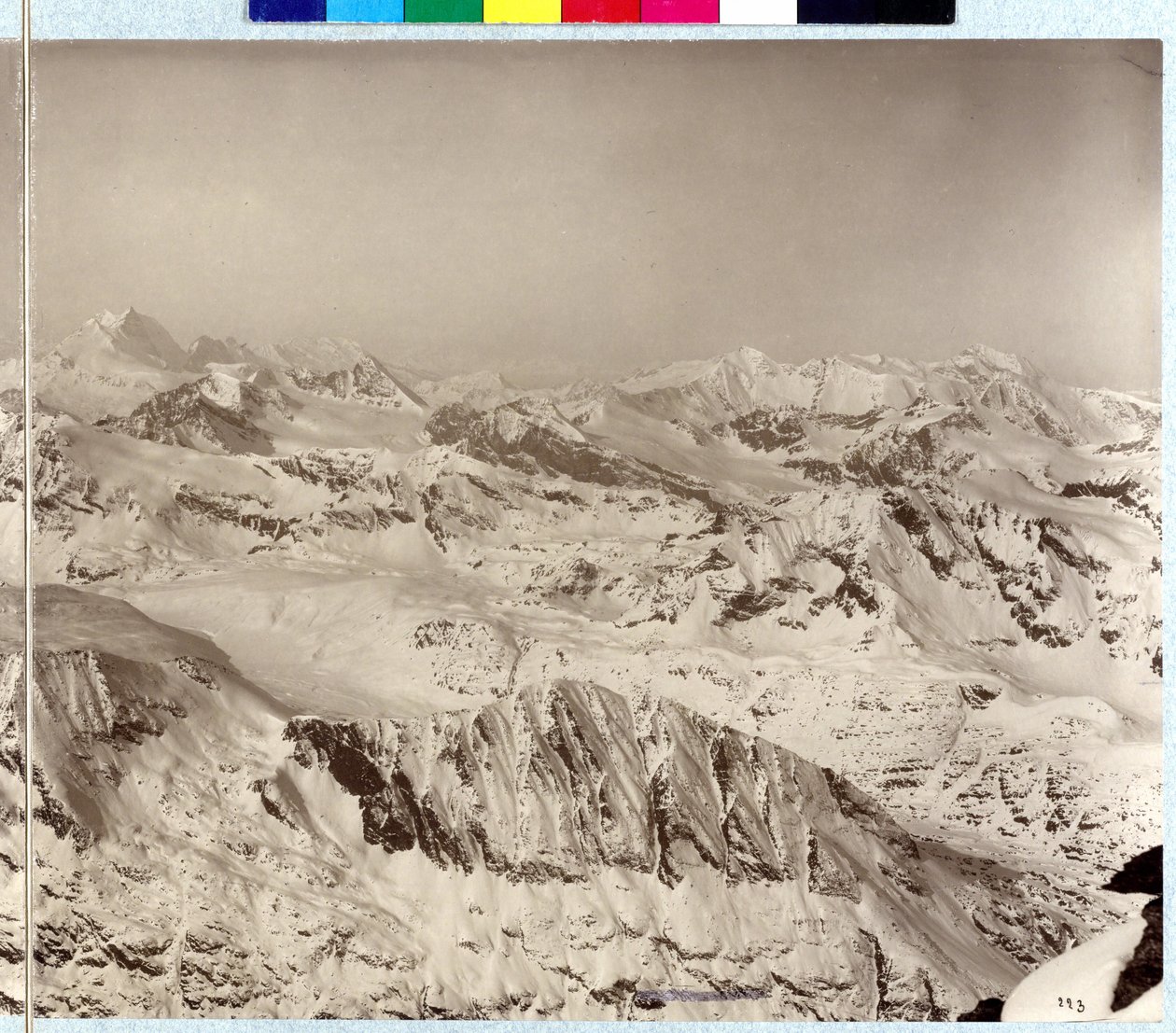 Alpen panorama door Vittorio Sella