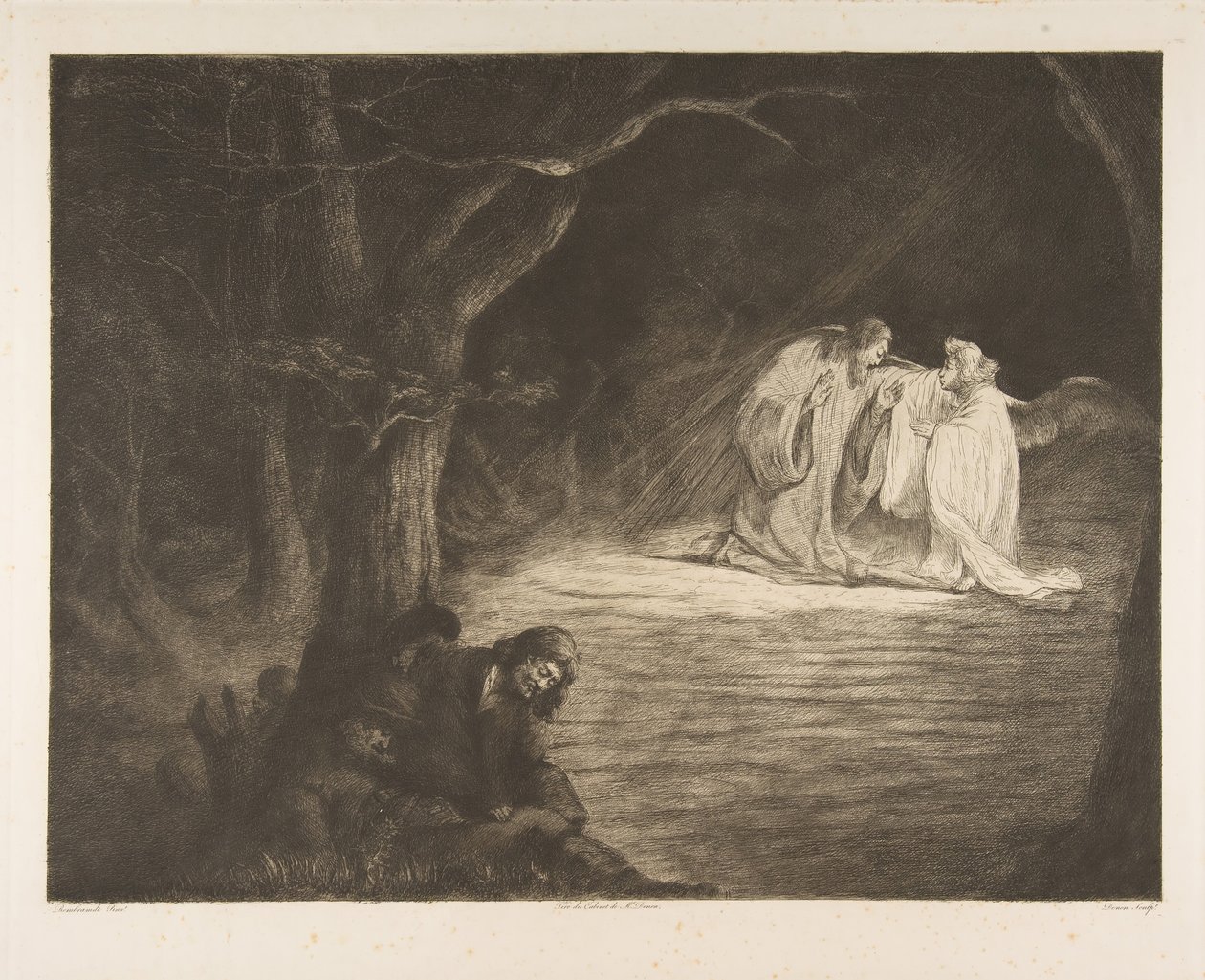 Christus op de Olijfberg, laat 18e-begin 19e eeuw door Vivant Denon