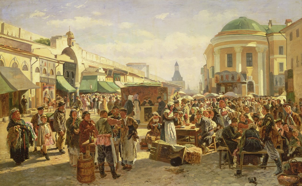 De Kermis door Vladimir Egorovic Makovsky