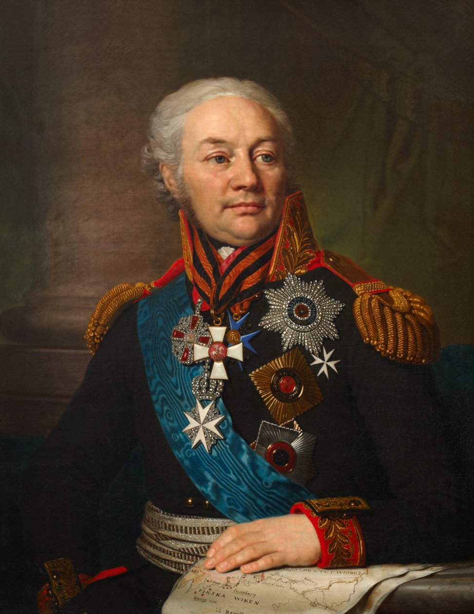 Graaf Friedrich von Buxhoeveden, 1809 door Vladimir Lukich Borovikovsky