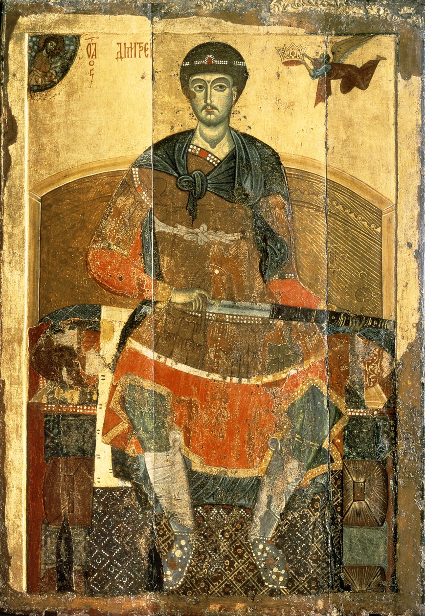 St. Demetrius van Saloniki door Vladimir Suzdal School