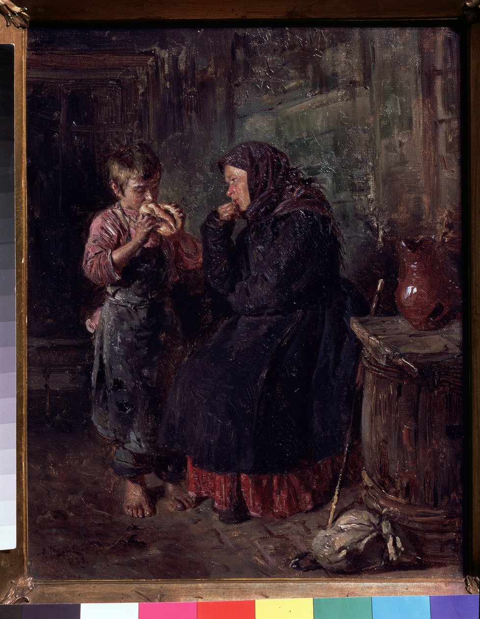 De hereniging door Vladimir Egorovic Makovsky