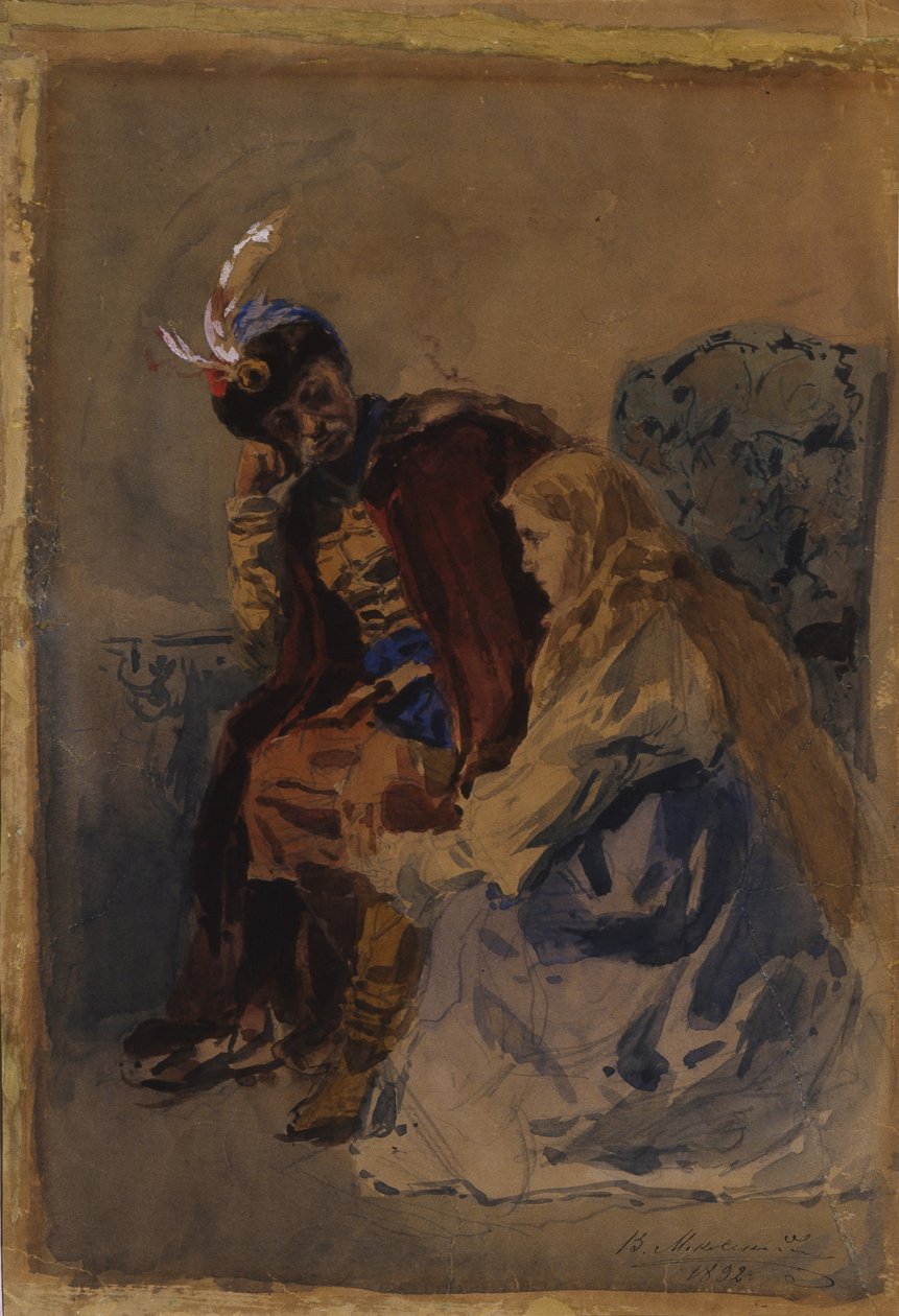 Mazepa met Maria door Vladimir Egorovic Makovsky