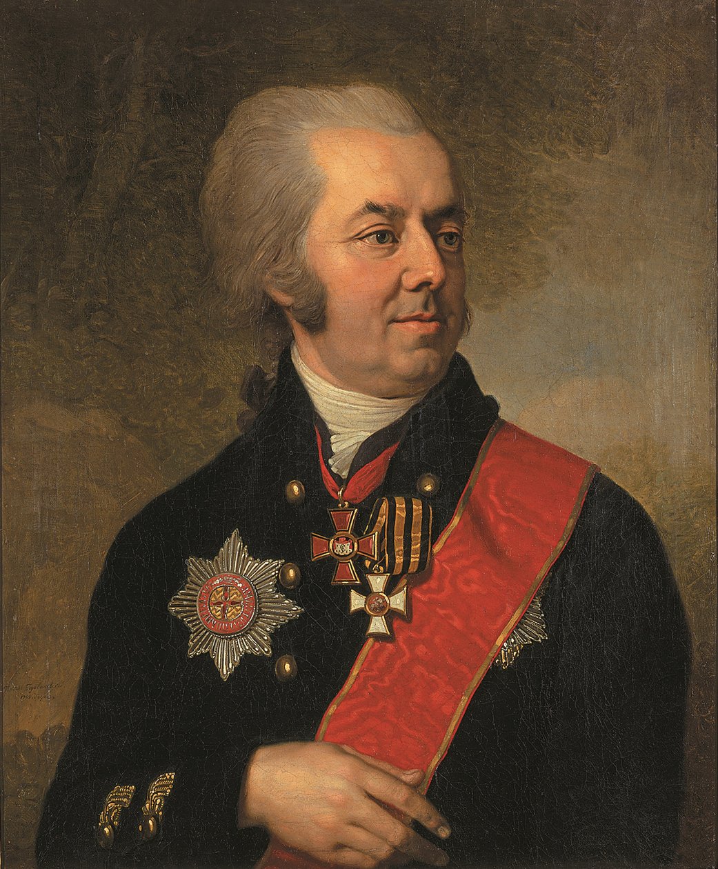 Portret van Ioasaph Arbenev door Vladimir Lukich Borovikovsky