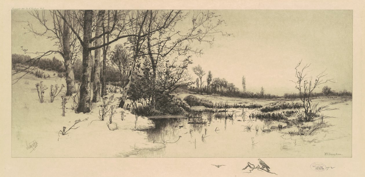 Gehuld in een Kleed van Ongerepte Sneeuw door W.C. Bauer