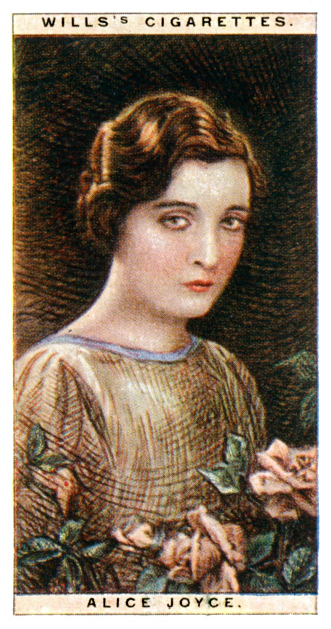 Alice Joyce 1890-1955, Amerikaanse actrice door WD and HO Wills