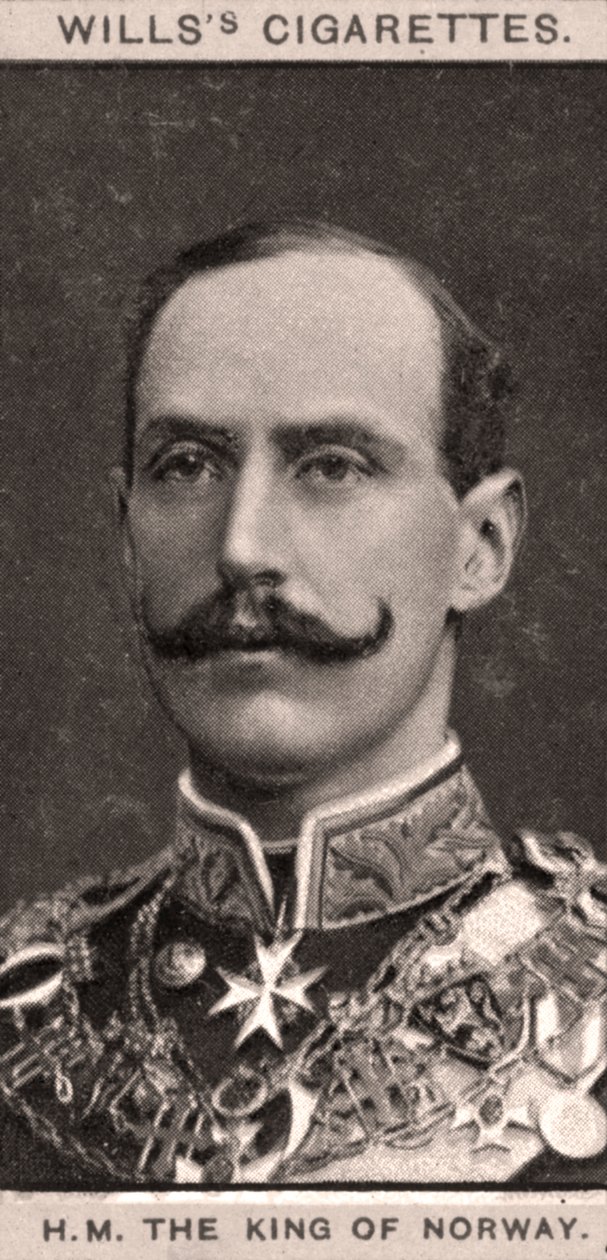 Z.M. De Koning van Noorwegen, 1908 door WD and HO Wills