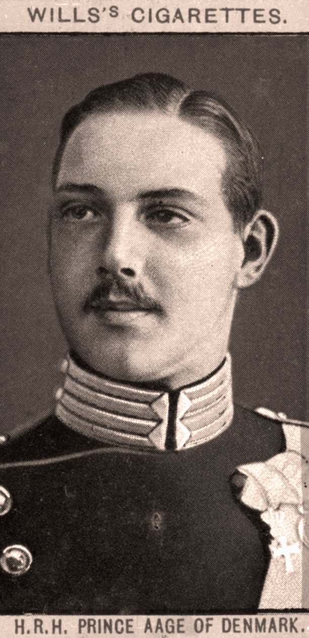 Z.K.H. Prins Aage van Denemarken, 1908 door WD and HO Wills