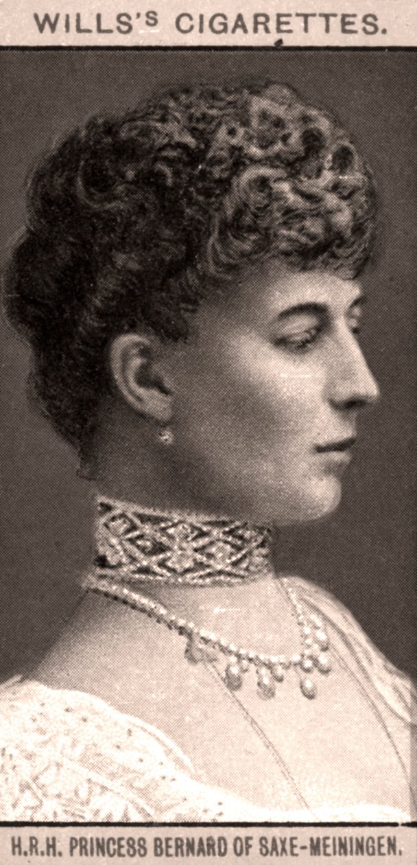 H.K.H. Prinses Bernard van Saksen-Meiningen door WD and HO Wills