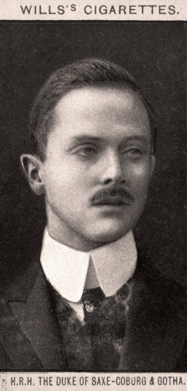 H.K.H. De Hertog van Saksen-Coburg en Gotha, 1908 door WD and HO Wills