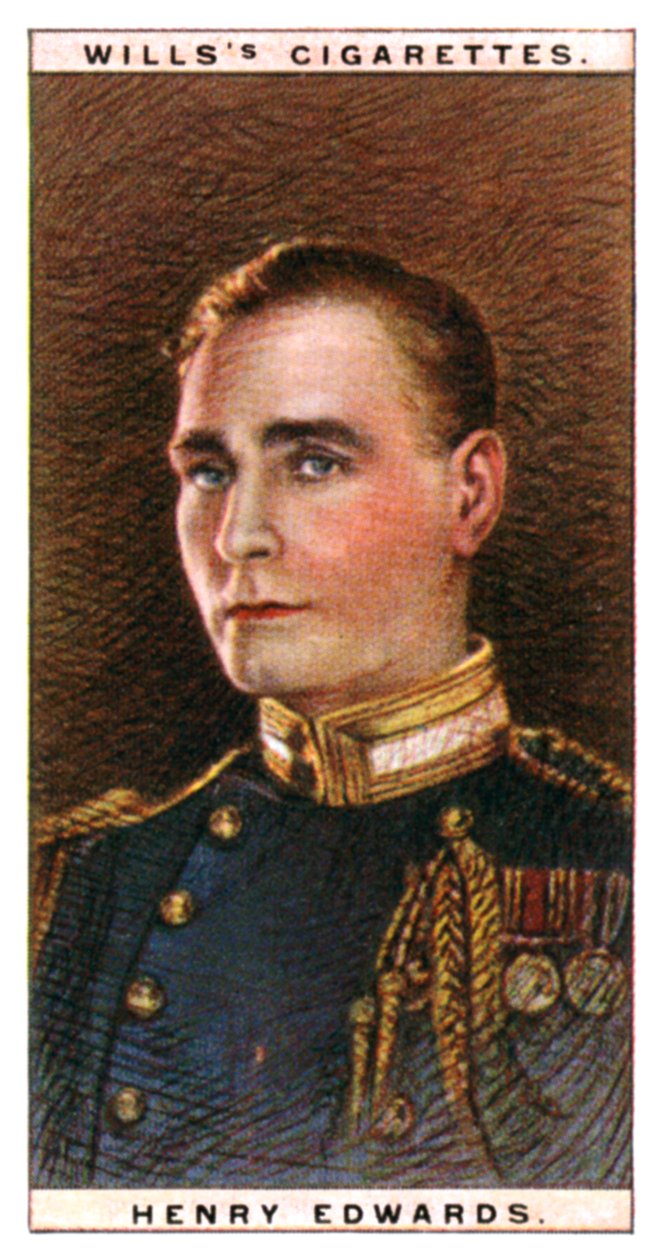 Henry Edwards 1882-1952, Engelse acteur, 1928 door WD and HO Wills