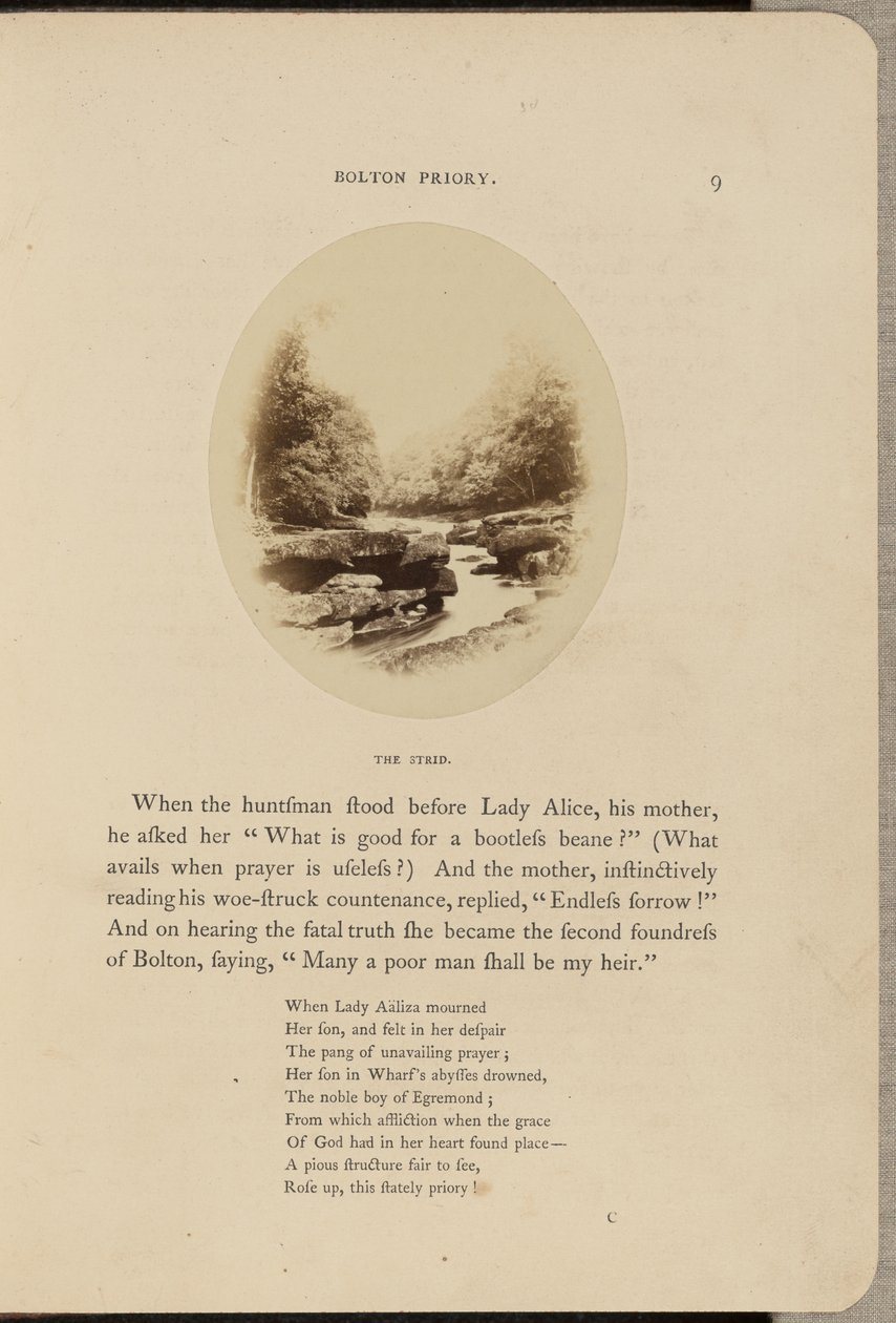 Priorij van Bolton; De Strid door W.R. Sedgfield