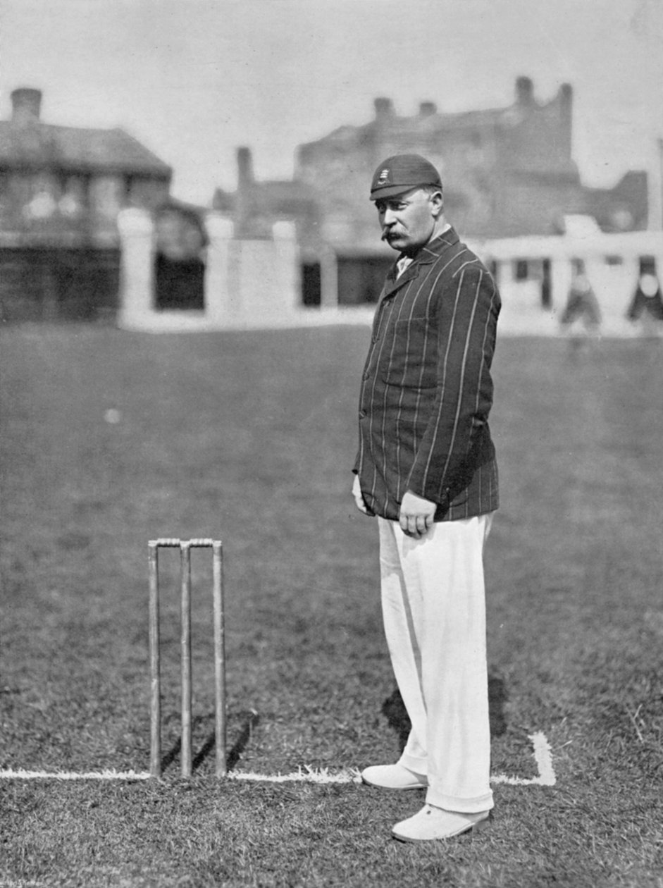De heer HGP Owen, Essex cricketspeler, ca. 1899 door William Albert Rouch