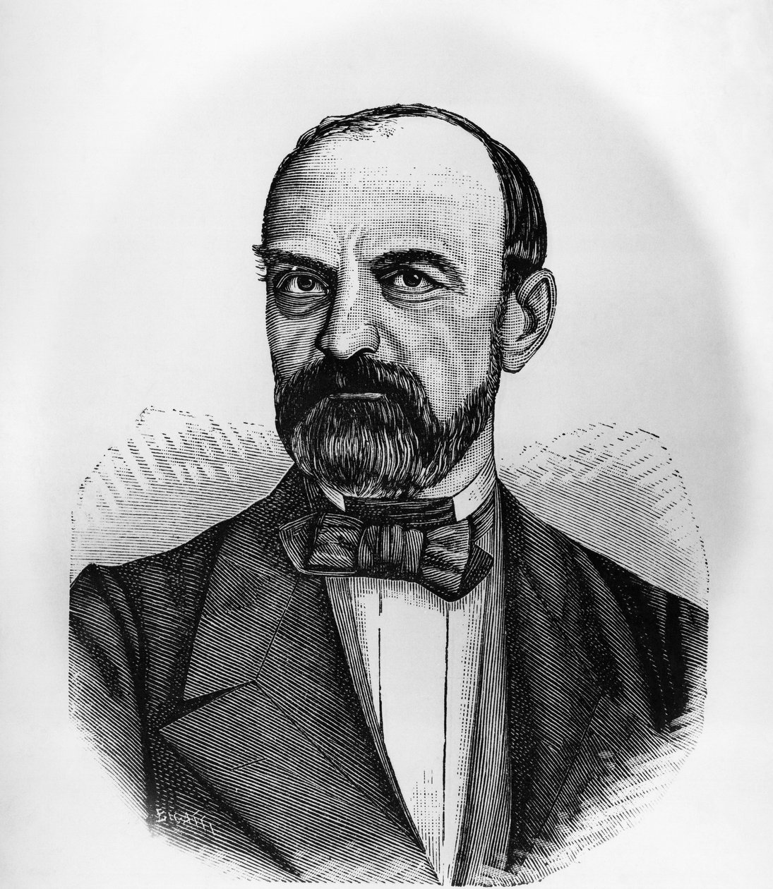 Portret van Giovanni Lanza (1810-1882), Italiaanse politicus door John Ward Dunsmore