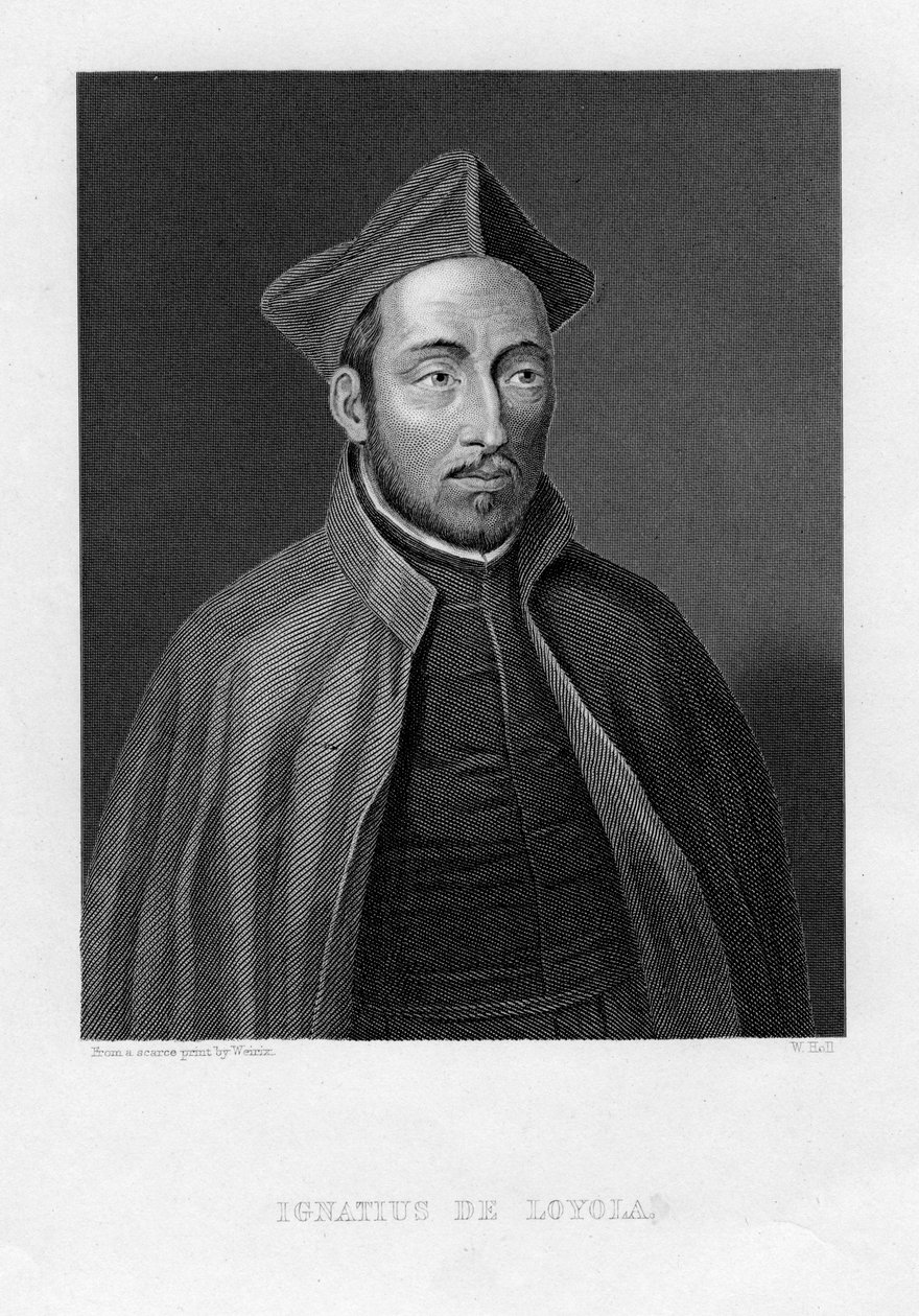 Ignatius van Loyola, generaal-overste van de Sociëteit van Jezus door W. Holl