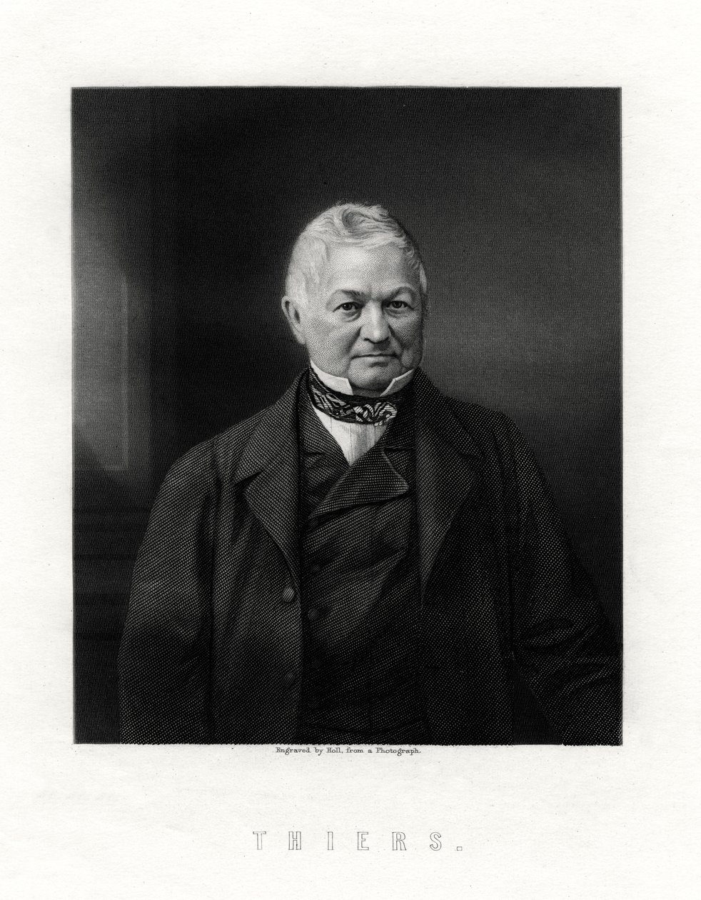 Louis Adolphe Thiers, Franse staatsman en historicus, 19e eeuw door W. Holl