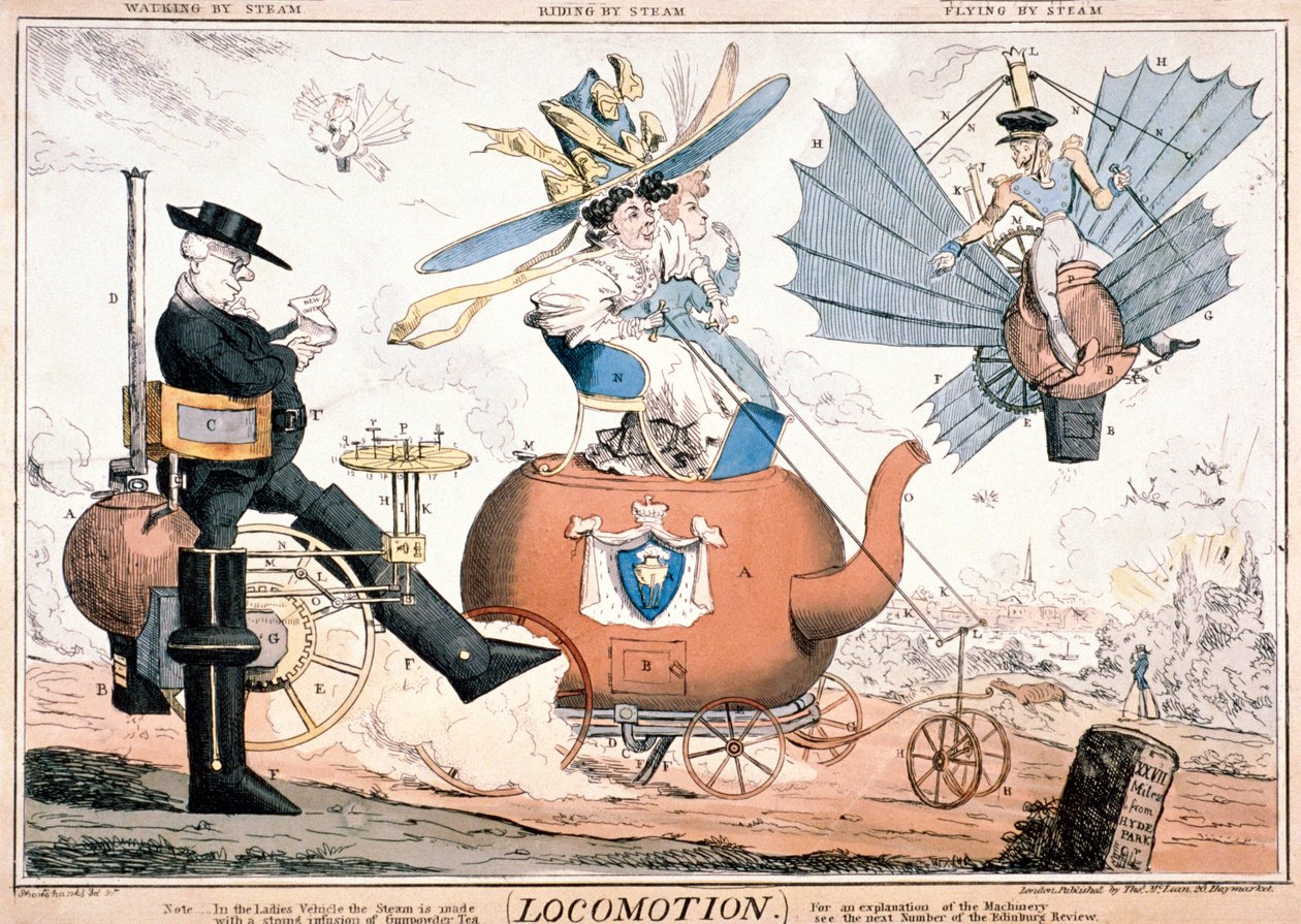 De hele wereld is een toneel..., Londen, ca. 1824 door W Taylor