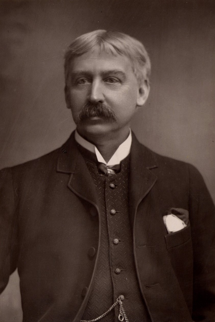(Francis) Bret Harte (1836-1902) Amerikaanse redacteur en verhalen schrijver door W. and D. (after) Downey