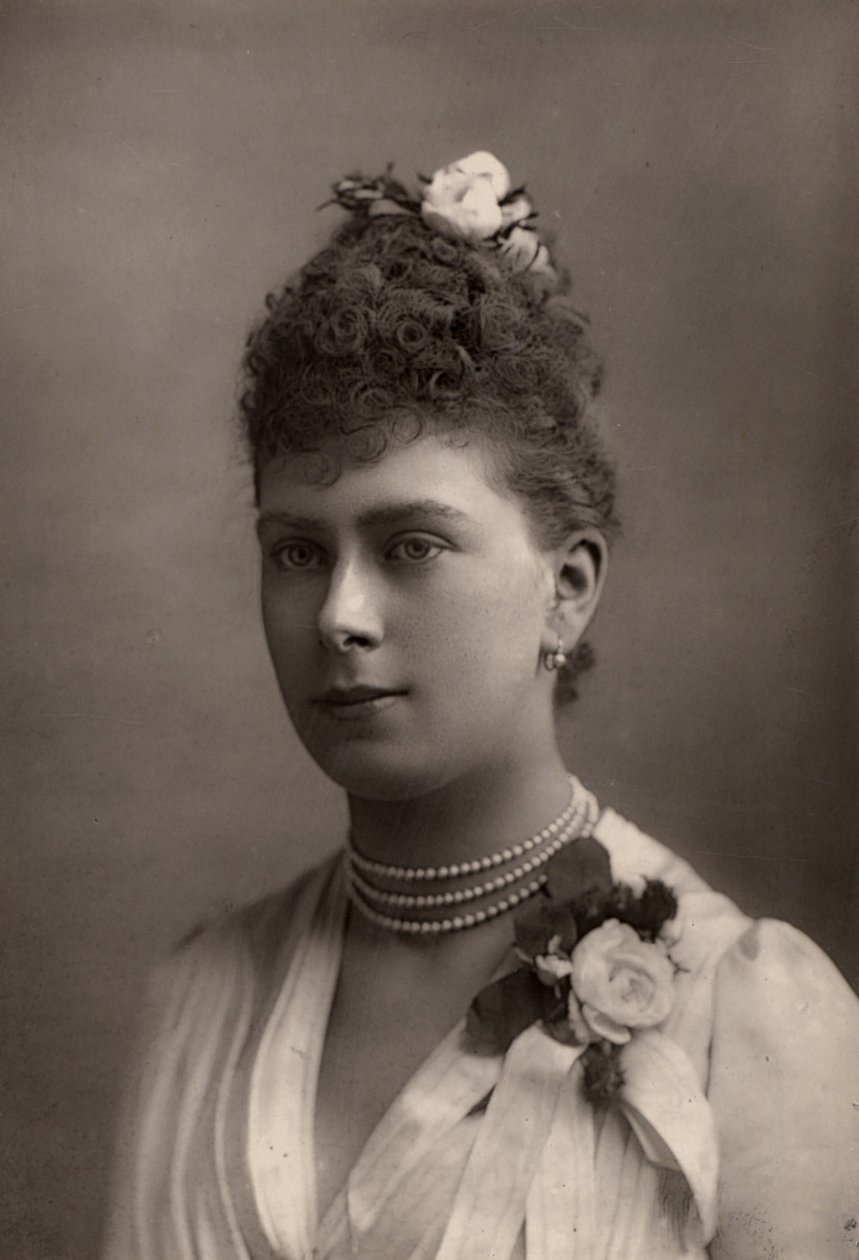 Prinses Mary (May) van Teck (1867-1953) door W. and D. (after) Downey
