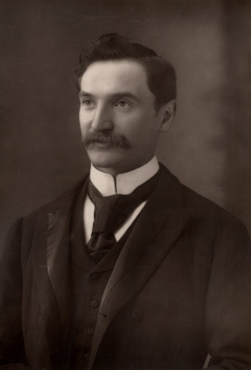Solomon Joseph Solomon (1860-1927) Engelse portret- en muurschilder. In de Eerste Wereldoorlog introduceerde hij het gebruik van camouflage in het Britse leger door W. and D. (after) Downey
